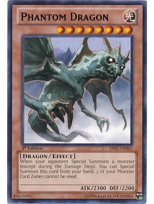 Phantom Dragon - BP02-EN065 - Rare 