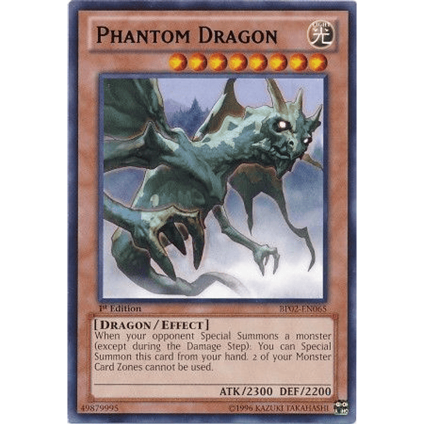 Phantom Dragon - BP02-EN065 - Rare 