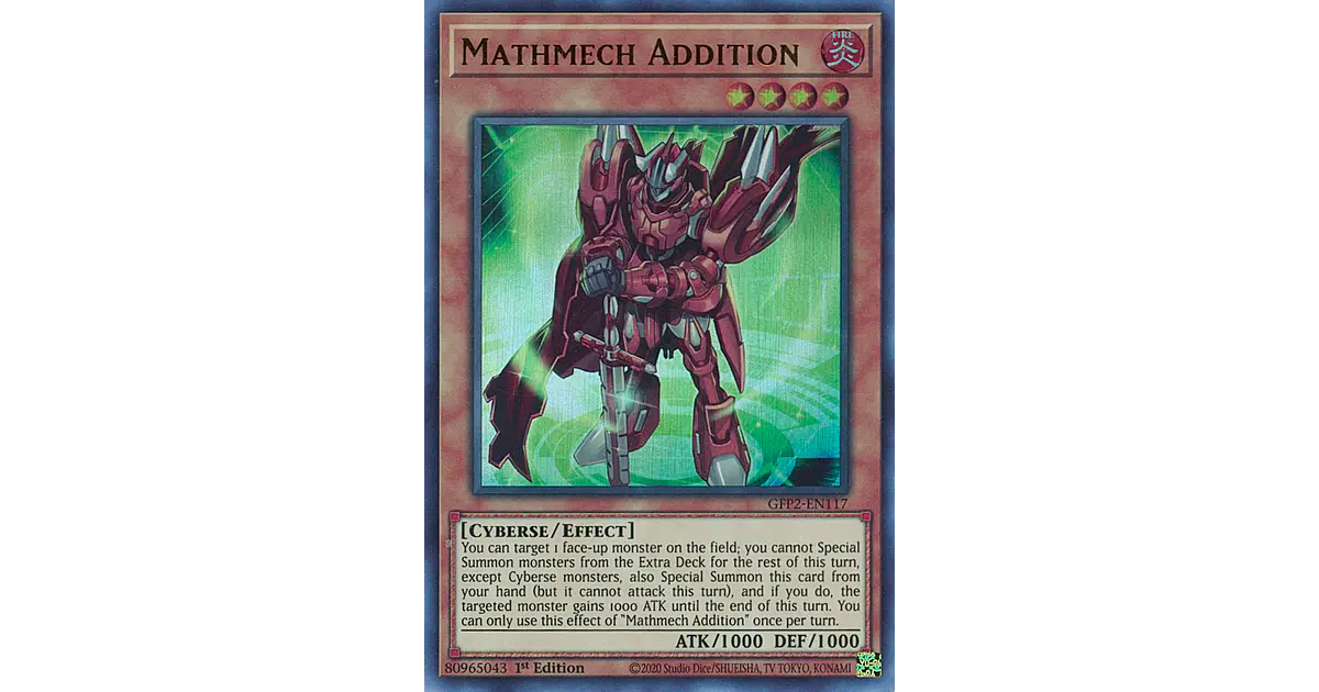 Mathmech Addition - GFP2-EN117 - Ultra Rare