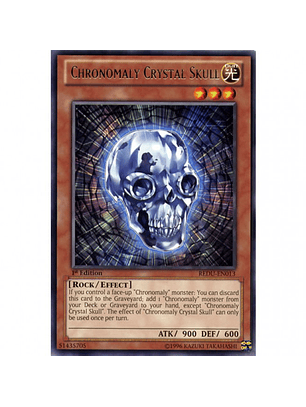 Chronomaly Crystal Skull - REDU-EN013 - Rare
