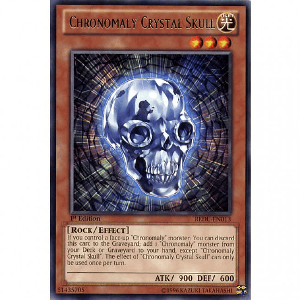 Chronomaly Crystal Skull - REDU-EN013 - Rare