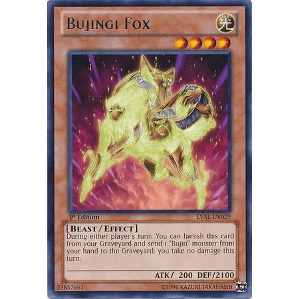 Bujingi Fox - LVAL-EN029 - Rare
