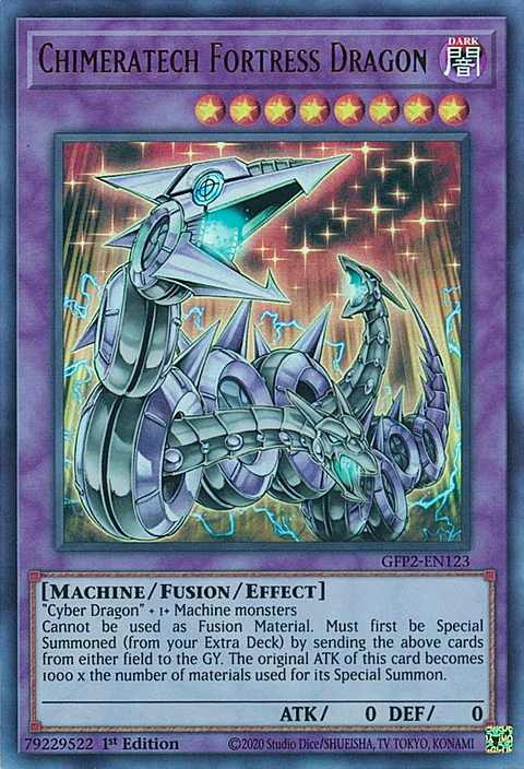 Chimeratech Fortress Dragon - GFP2-EN123 - Ultra Rare
