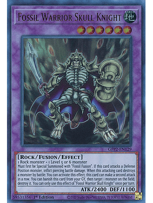Fossil Warrior Skull Knight - GFP2-EN129 - Ultra Rare