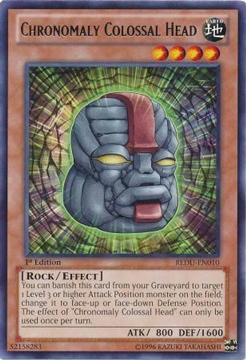 Chronomaly Colossal Head - REDU-EN010 - Rare 