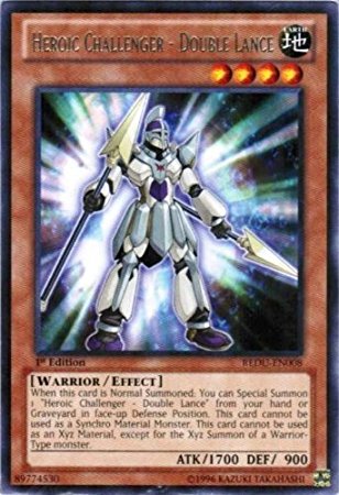 Heroic Challenger - Double Lance - REDU-EN008 - Rare 1