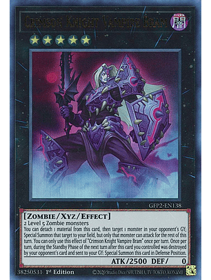 Crimson Knight Vampire Bram - GFP2-EN138 - Ultra Rare