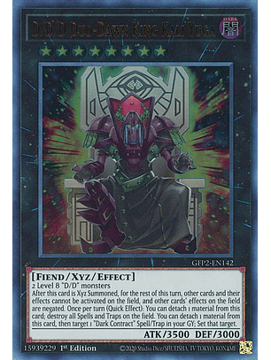 D/D/D Duo-Dawn King Kali Yuga - GFP2-EN142 - Ultra Rare