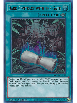 Dark Contract with the Gate - GFP2-EN159 - Ultra Rare