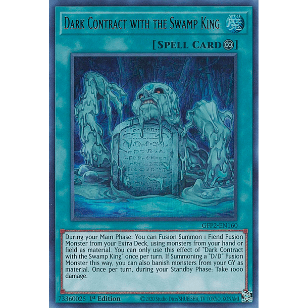Dark Contract with the Swamp King - GFP2-EN160 - Ultra Rare