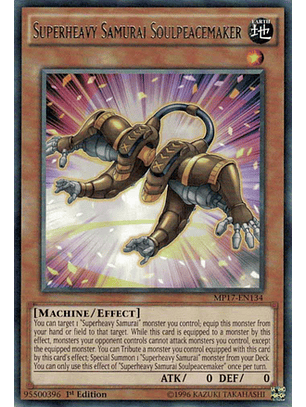 Superheavy Samurai Soulpeacemaker - INOV-EN009 - Rare 