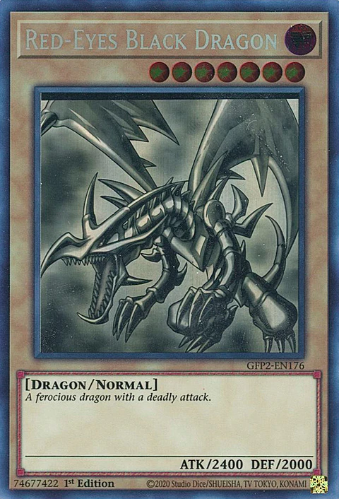 Red-Eyes Black Dragon - GFP2-EN176 - Ghost Rare