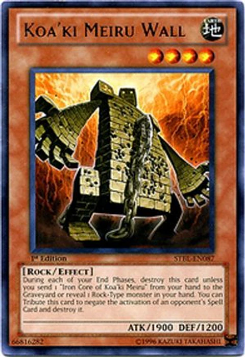 Koa'ki Meiru Wall - STBL-EN087 - Rare