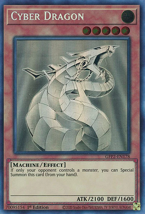 Cyber Dragon - GFP2-EN180 - Ghost Rare
