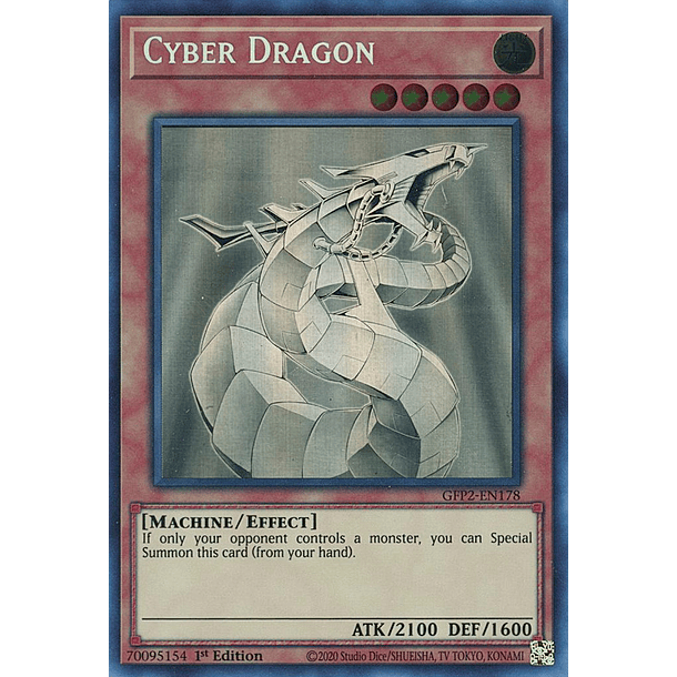 Cyber Dragon - GFP2-EN180 - Ghost Rare