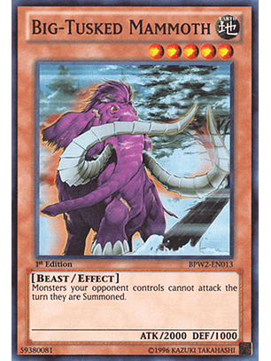 Big-Tusked Mammoth - FET-EN015 - Rare