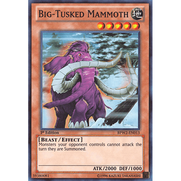 Big-Tusked Mammoth - FET-EN015 - Rare