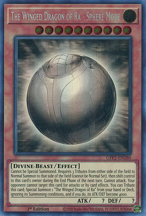 The Winged Dragon of Ra - Sphere Mode - GFP2-EN179 - Ghost Rare