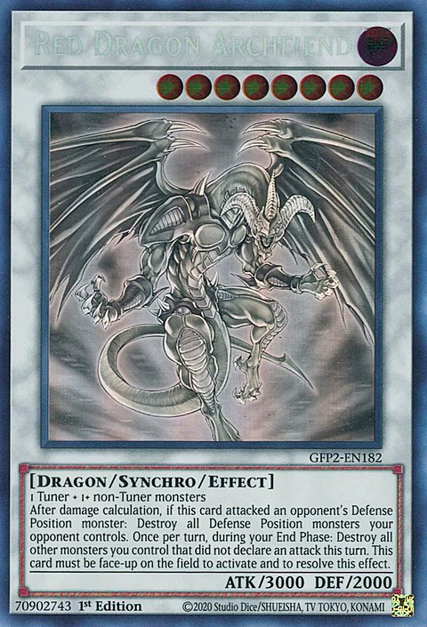 Red Dragon Archfiend - GFP2-EN182 - Ghost Rare