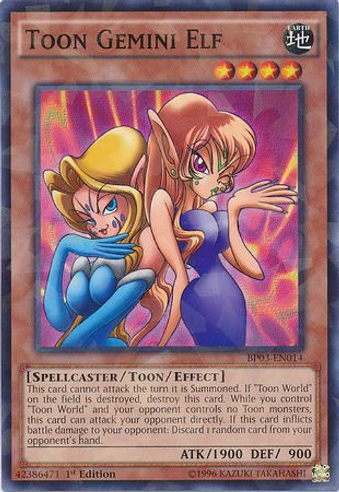 Toon Gemini Elf - BP03-EN014 - Rare