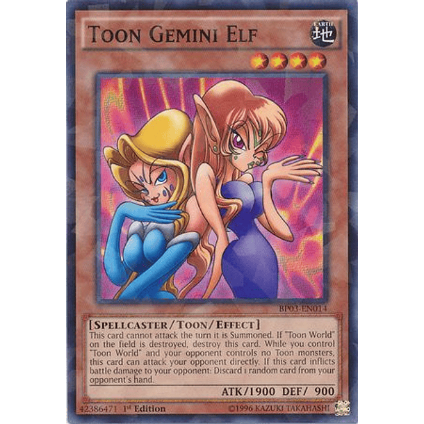 Toon Gemini Elf - BP03-EN014 - Rare