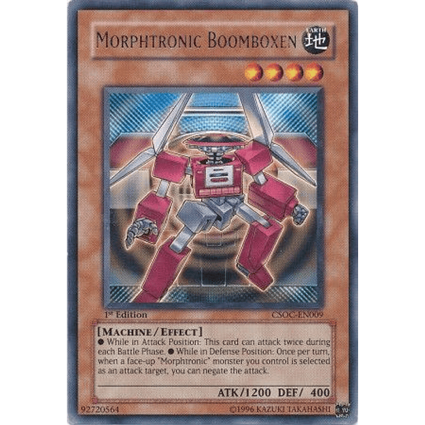 Morphtronic Boomboxen - CSOC-EN009 - Rare