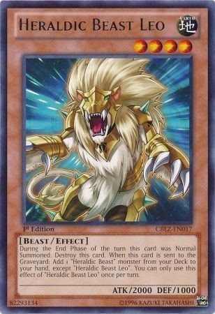 Heraldic Beast Leo - CBLZ-EN017 - Rare 1