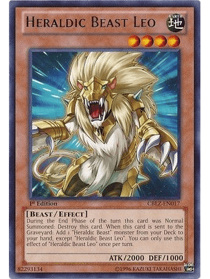Heraldic Beast Leo - CBLZ-EN017 - Rare