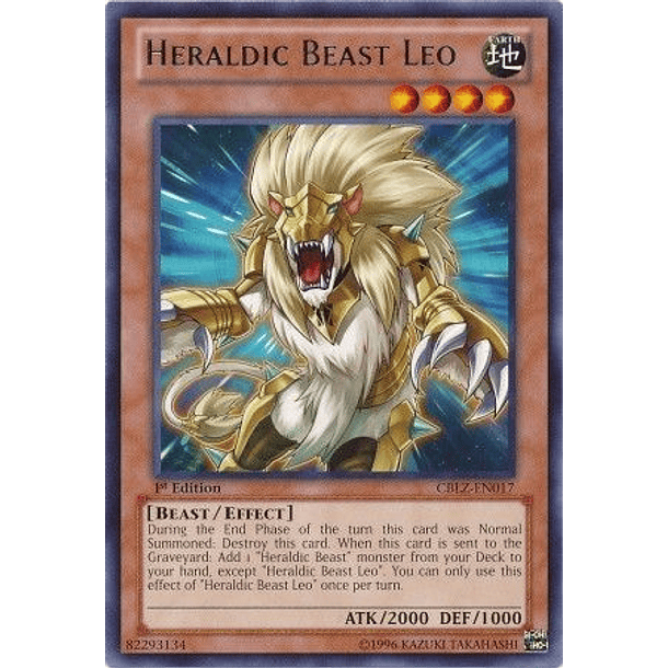 Heraldic Beast Leo - CBLZ-EN017 - Rare