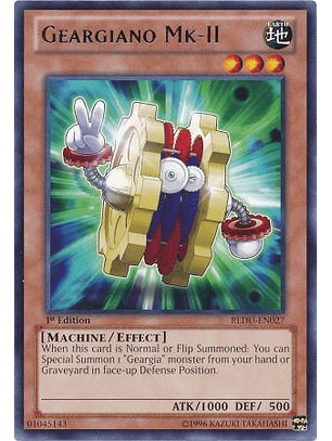 Geargiano Mk-II - REDU-EN027 - Rare