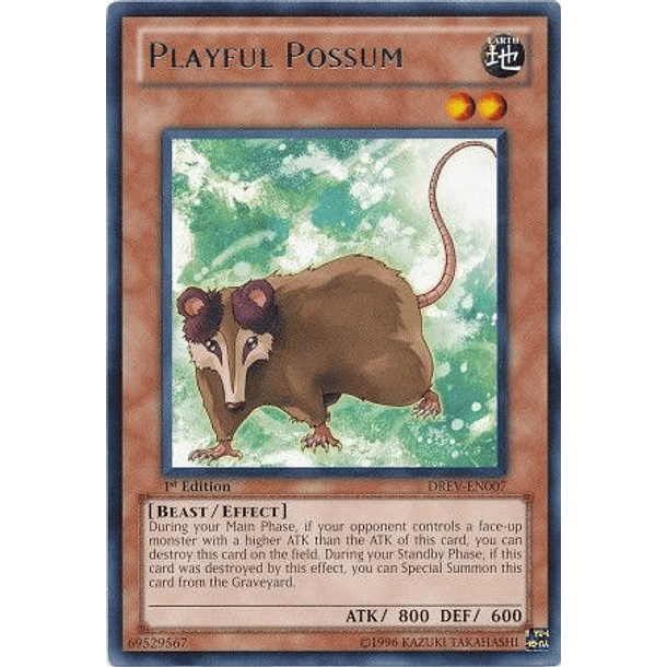 Playful Possum - DREV-EN007 - Rare