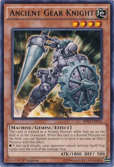 Ancient Gear Knight - BP03-EN033 - Rare