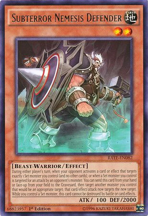 Subterror Nemesis Defender - RATE-EN082 - Rare 
