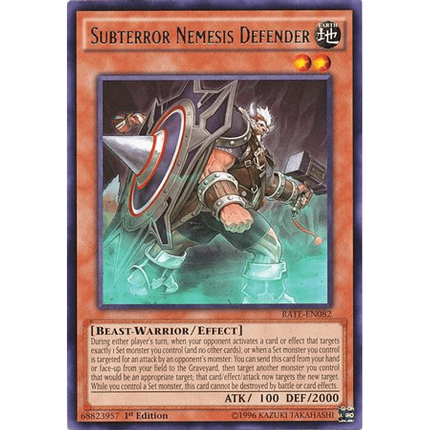 Subterror Nemesis Defender - RATE-EN082 - Rare 