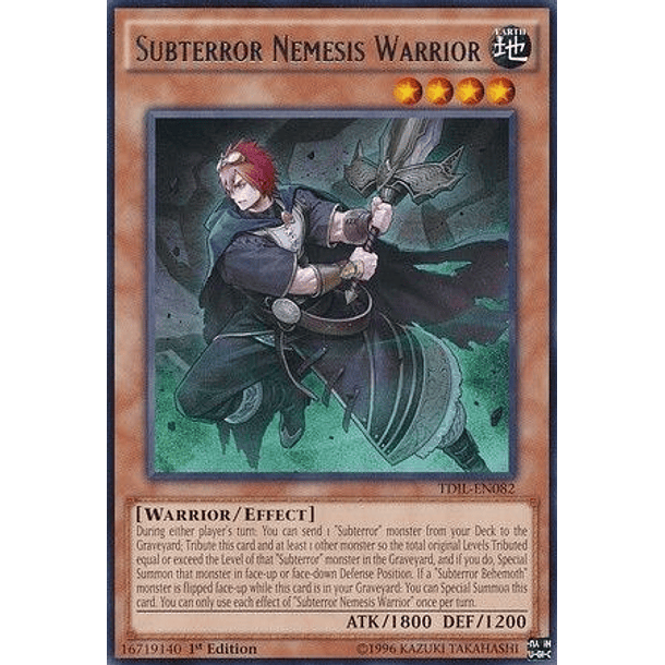 Subterror Nemesis Warrior - TDIL-EN082 - Rare
