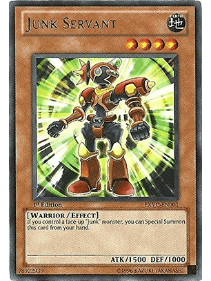 Junk Servant - EXVC-EN001 - Rare 