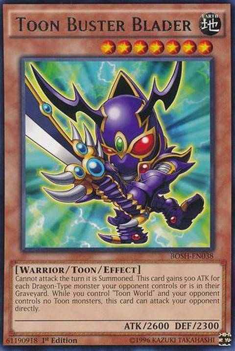 Toon Buster Blader - BOSH-EN038 - Rare 