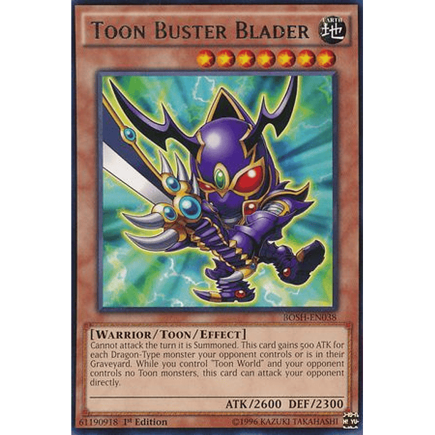 Toon Buster Blader - BOSH-EN038 - Rare 