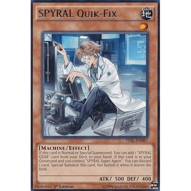 SPYRAL Quik-Fix - TDIL-EN087 - Rare