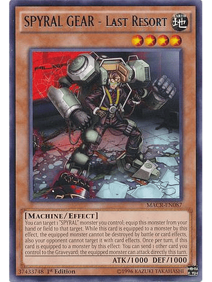 SPYRAL GEAR - Last Resort - MACR-EN087 - Rare