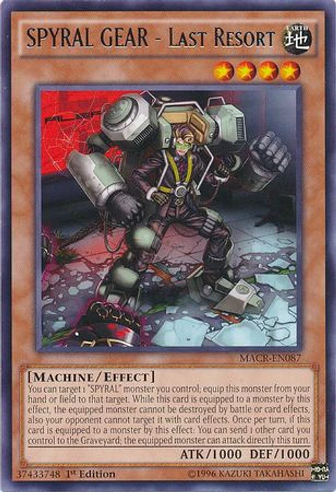 SPYRAL GEAR - Last Resort - MACR-EN087 - Rare