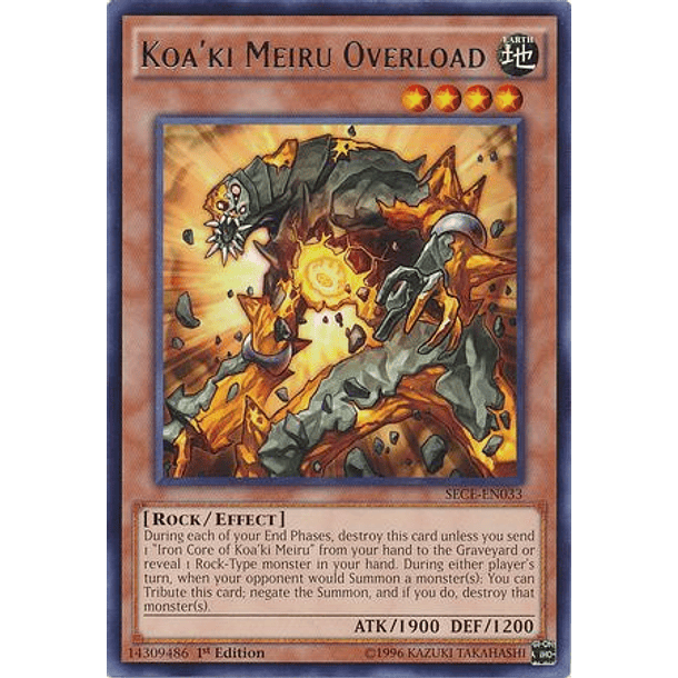 Koa'ki Meiru Overload - SECE-EN033 - Rare