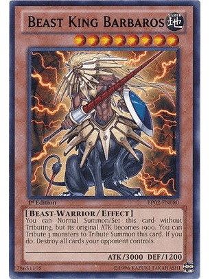 Beast King Barbaros - BP02-EN080 - Rare