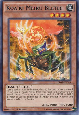 Koa'ki Meiru Beetle - BP03-EN066 - Rare 1