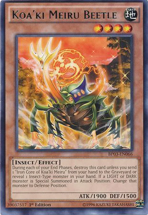 Koa'ki Meiru Beetle - BP03-EN066 - Rare