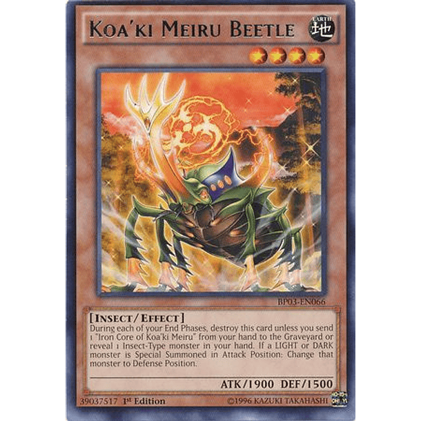 Koa'ki Meiru Beetle - BP03-EN066 - Rare
