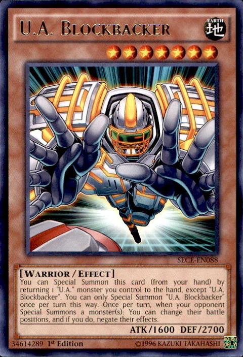 U.A. Blockbacker - SECE-EN088 - Rare