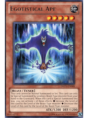 Egotistical Ape - DREV-EN008 - Rare 