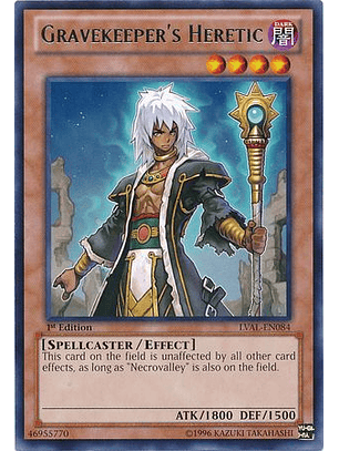 Gravekeeper's Heretic - LVAL-EN084 - Rare