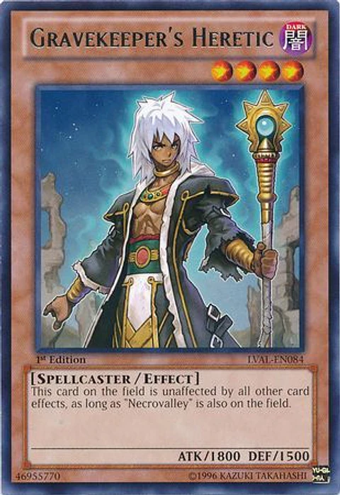 Gravekeeper's Heretic - LVAL-EN084 - Rare